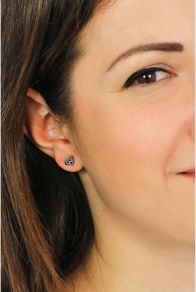 Orecchini Orecchini con borchie Sagapò Collezione Argento Click - donna - 2