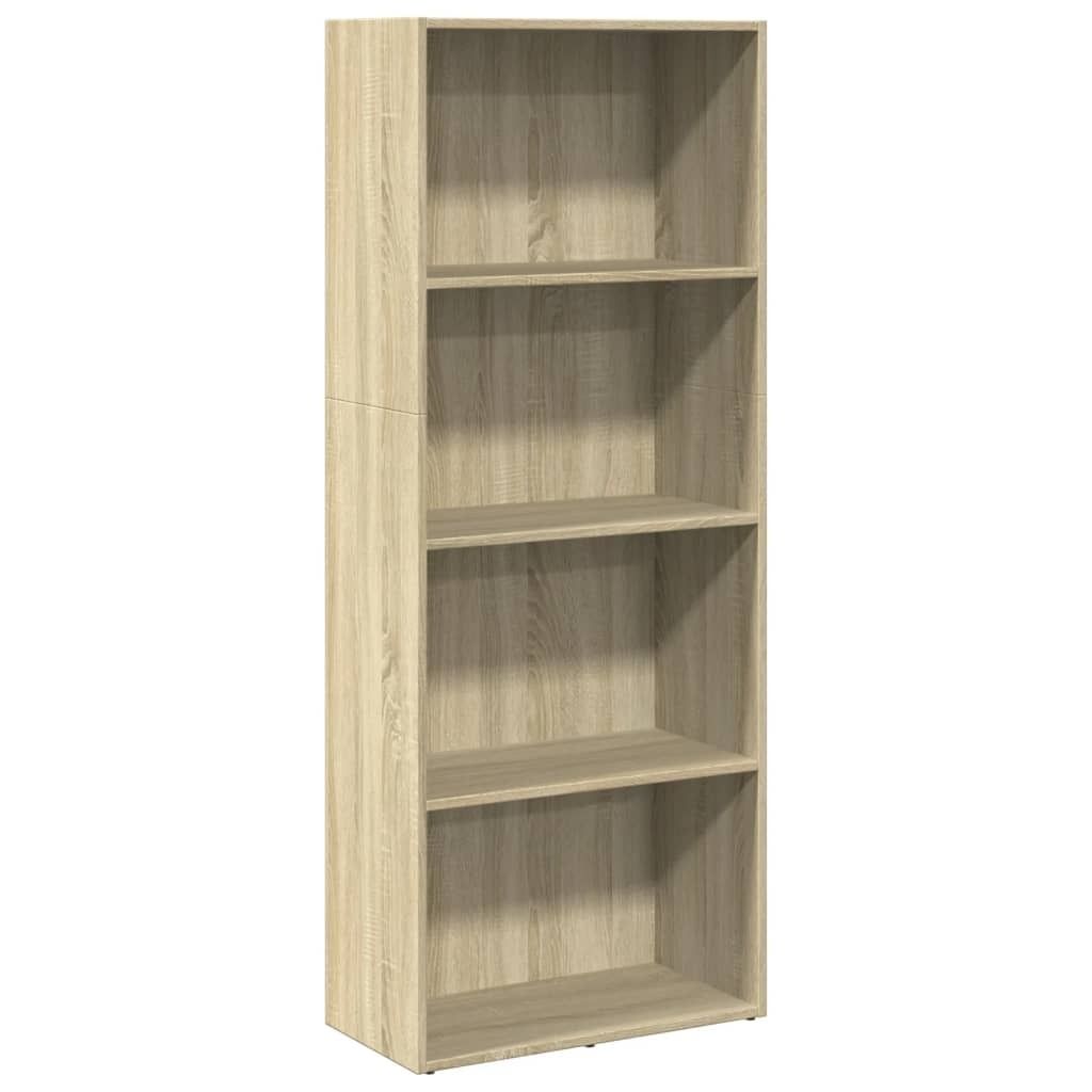 vidaXL Regál Sonoma dub 60x30x152 cm Materiál na báze dreva Obrázok produktu 