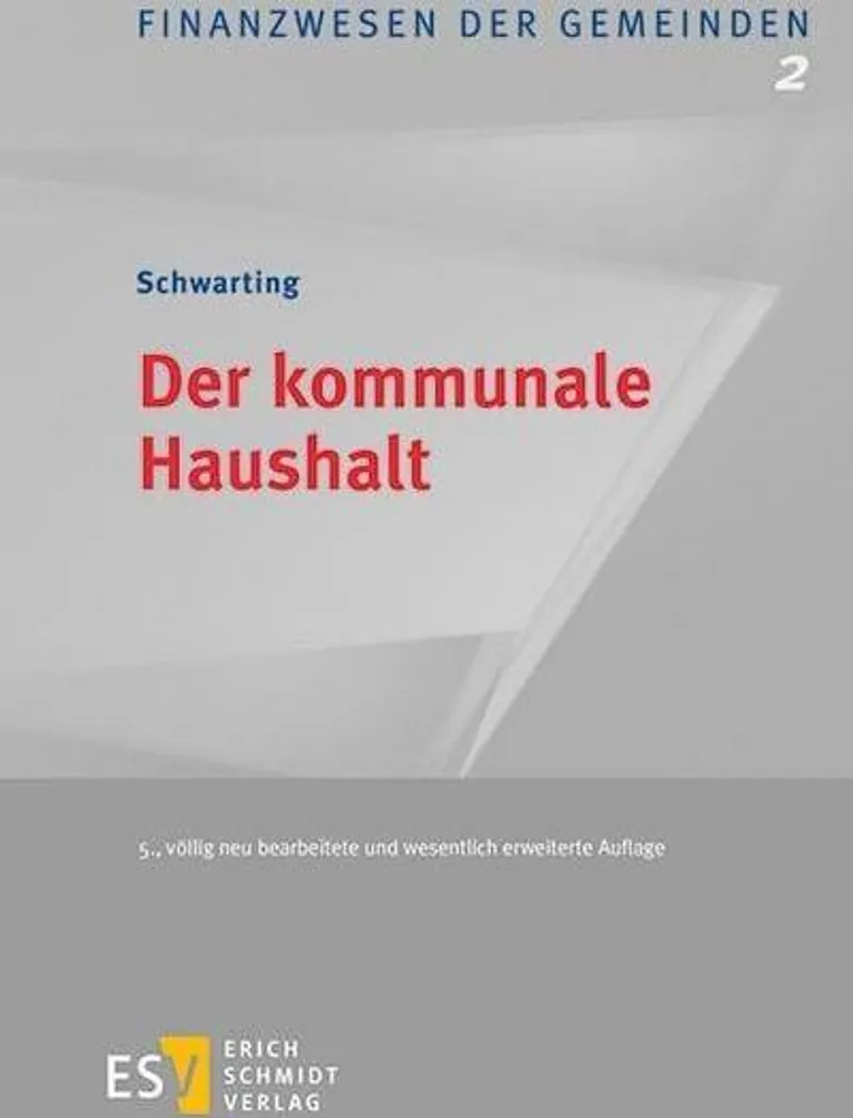 Gestion communale : Livre Der kommunale Haushalt avec analyse complète