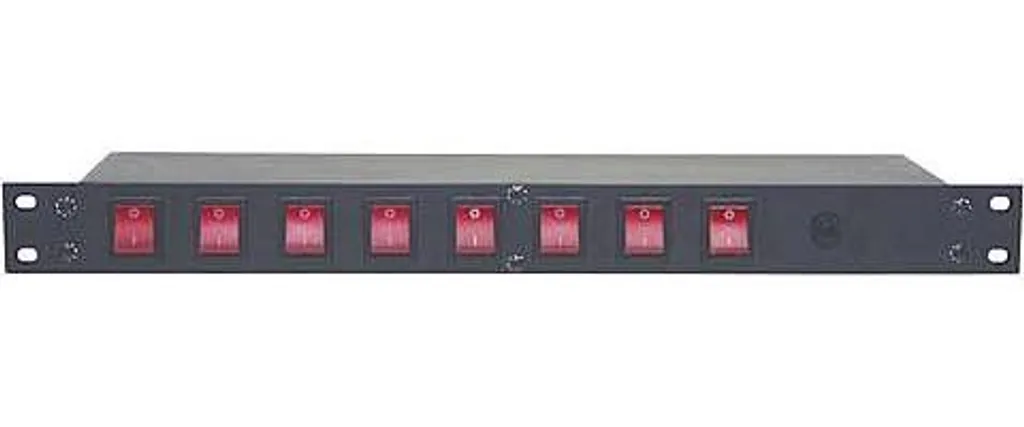 Centralisez votre énergie rack 19 pouces avec 8 ports Eurolite pro