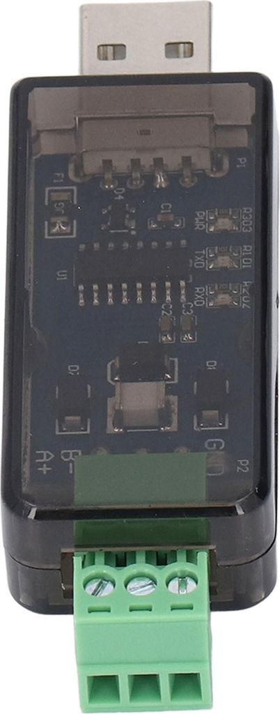 USB-zu-RS485-Konverter, Industrieadapter, Halbduplex, CH343G-Chip-Laufwerk mit rücksetzbarer Sicherung