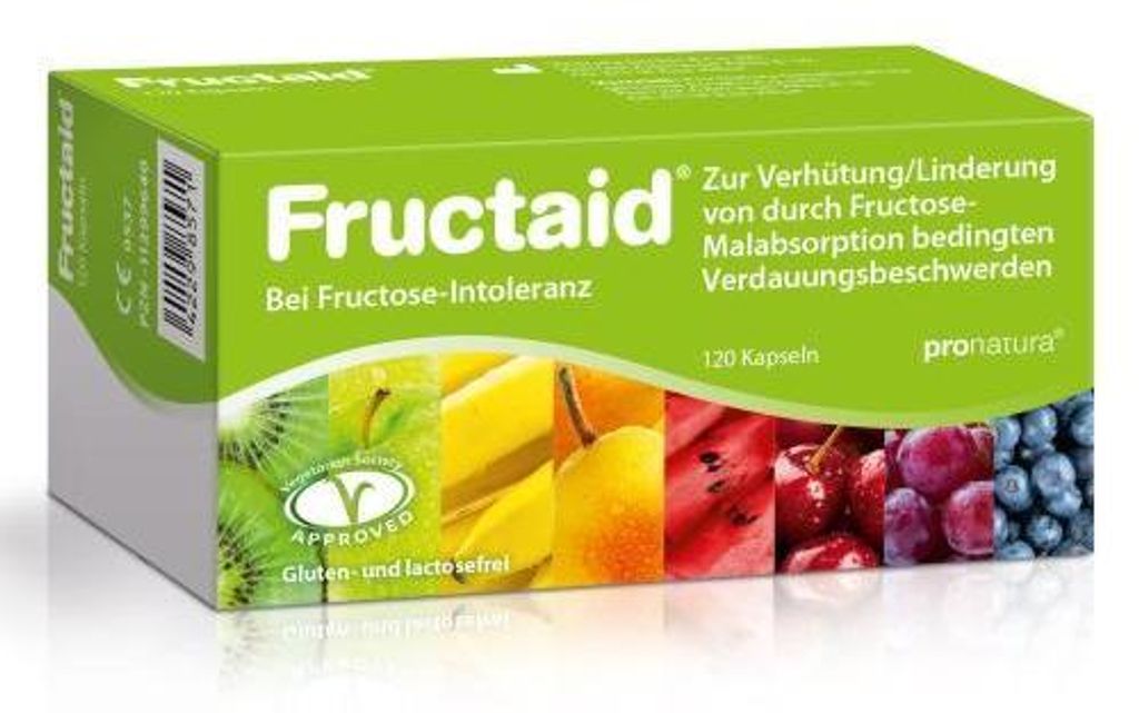 Fructaid kapsuly pri intolerancii fruktózy, 120 kapsúl Obrázok produktu 