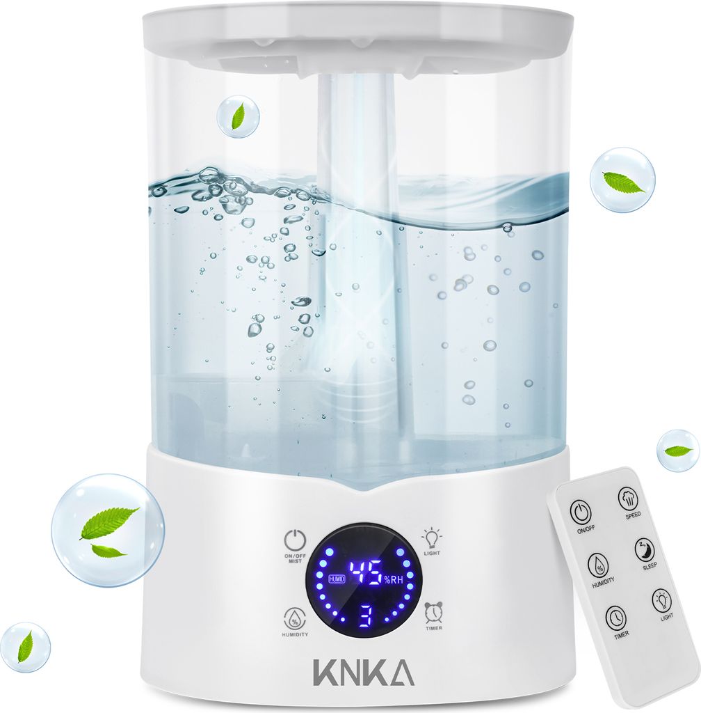 KNKA Luftbefeuchter Schlafzimmer, 4L Top-Fill Humidifier Produktbild 1