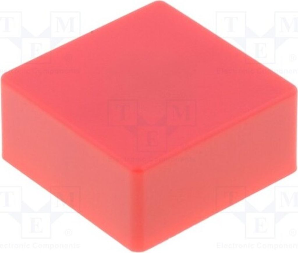 3x Taste 12x12mm quadratisch Verwendung: B3F-4,B3F-5,B3W B32-1380 Mikrosc T rot