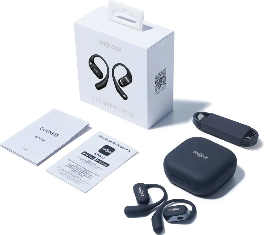 Offerta Shokz OpenFit Nero | Auricolari a Clip Bluetooth Originali - 13