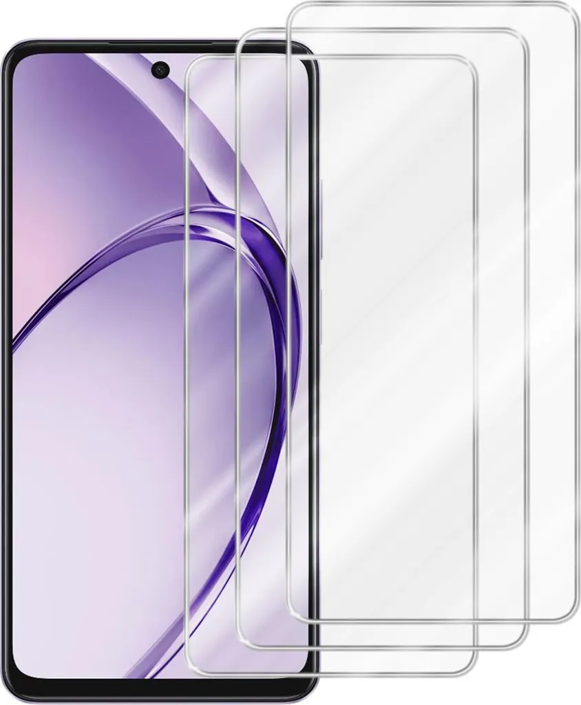 Cadorabo 3x vetro protettivo blindato per Oppo A40 3 pezzi pellicola protettiva in ultra chiaro caso amichevole - vetro temperato dipslay pellicola di protezione in 9H durezza antigraffio