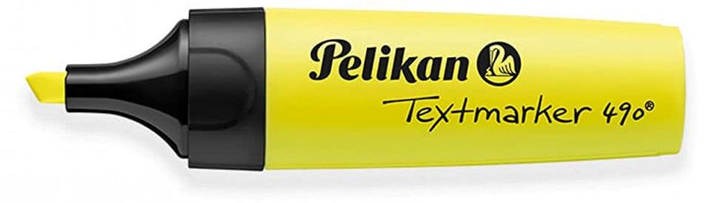 Pelikan PELIK-814089 Textmarker 490, gelb, 1 Stück Produktbild 