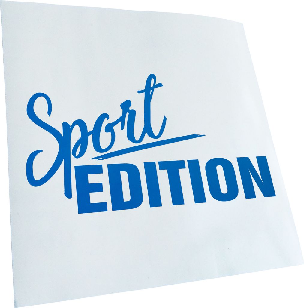 Kiwistar - Autoaufkleber - Sport Edition - Blau - 60x32cm - Aufkleber für Auto, Laptop, Fahrrad, LKW, Motorrad mehrfarbig JDM Decal Racing