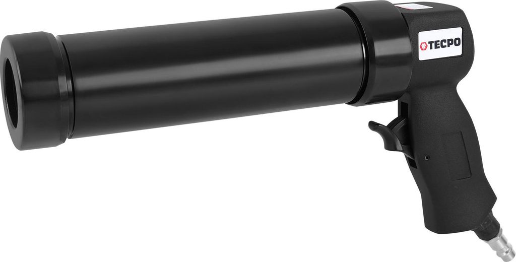 TECPO Druckluft Kartuschenpresse mit stufenlose Mengenregulierung und Flussautomatik für Silikonpresse, Acrylpresse, Fettpresse