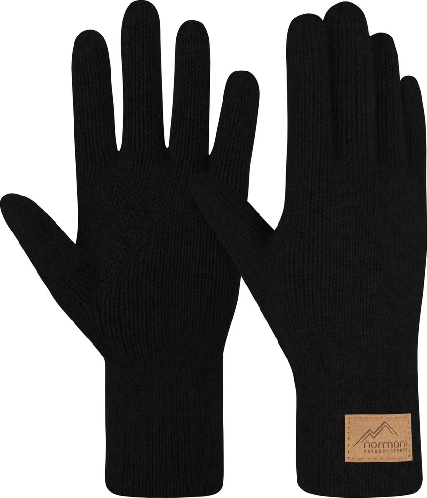 normani Damen Merino Strick-Fingerhandschuhe