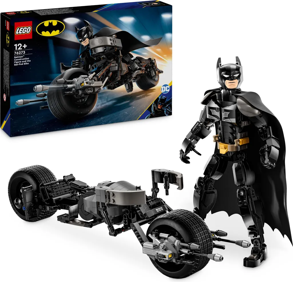 LEGO DC Batman 76273 La figurine Batman et la Bat-Pod emblématique