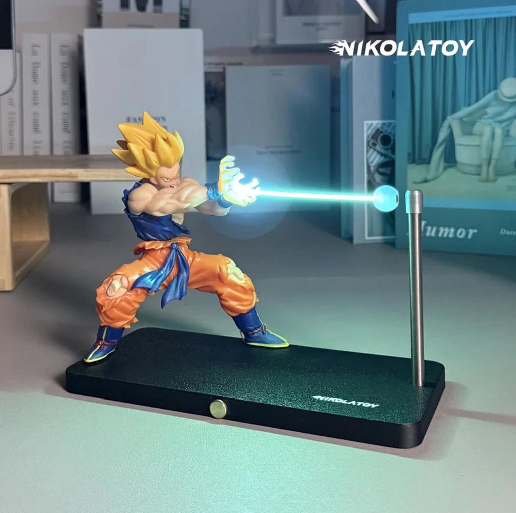 Nikolatoy Dragon Ball Son Goku Lampe Kamehameha Magnetisch Produktbild 