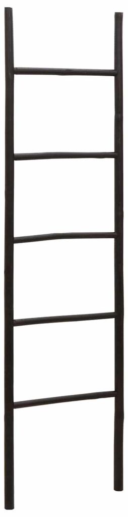 vidaXL Žebřík na strop, černý, 50 x 190 cm, bambus Obrázek produktu 