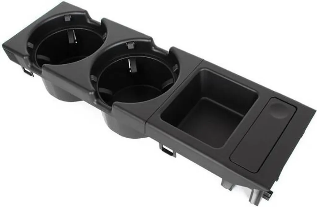 Console de rangement porte-gobelet noir pour BMW E46 1997-2007