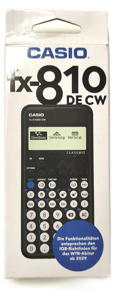 Casio FX 810DE CW calculatrice technique avec écran haute résolution - 23