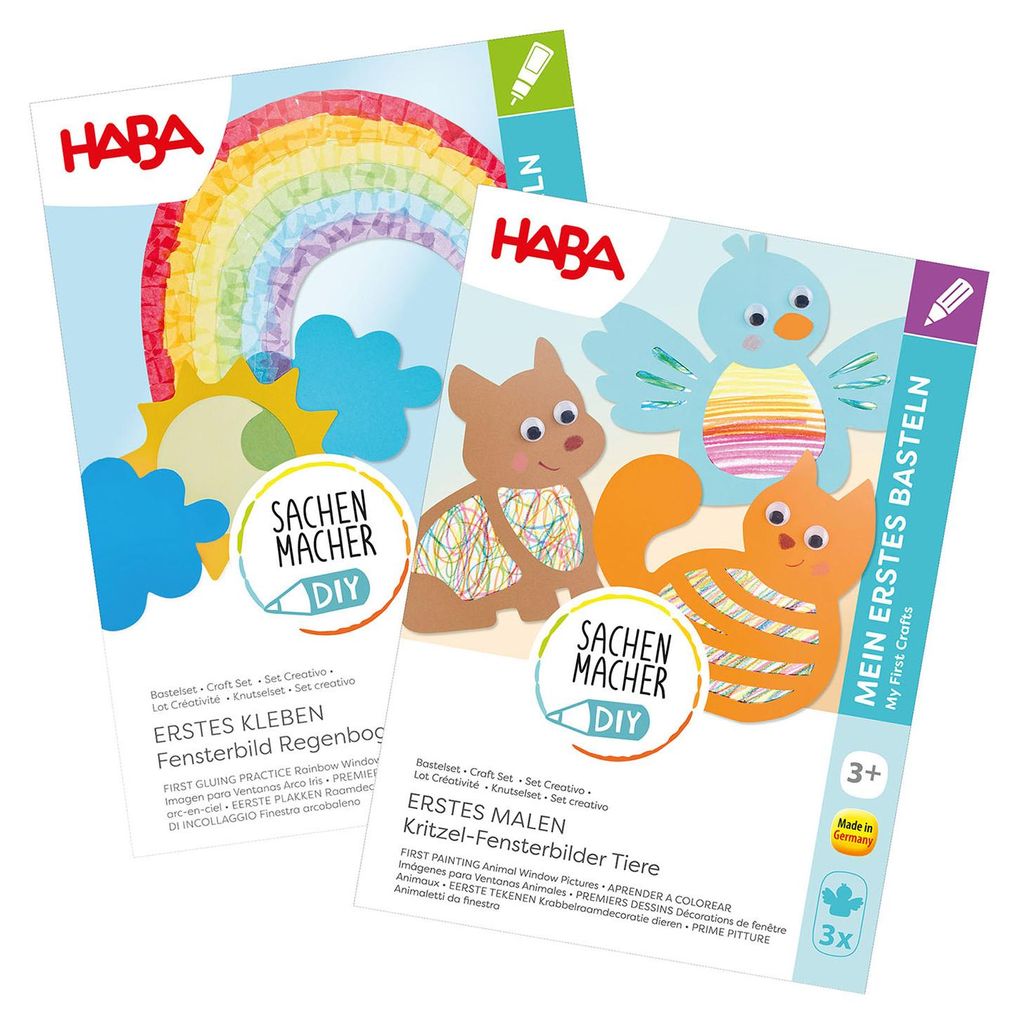 HABA Bastelset Sachenmacher - Erstes Basteln Fensterbilder Produktbild 