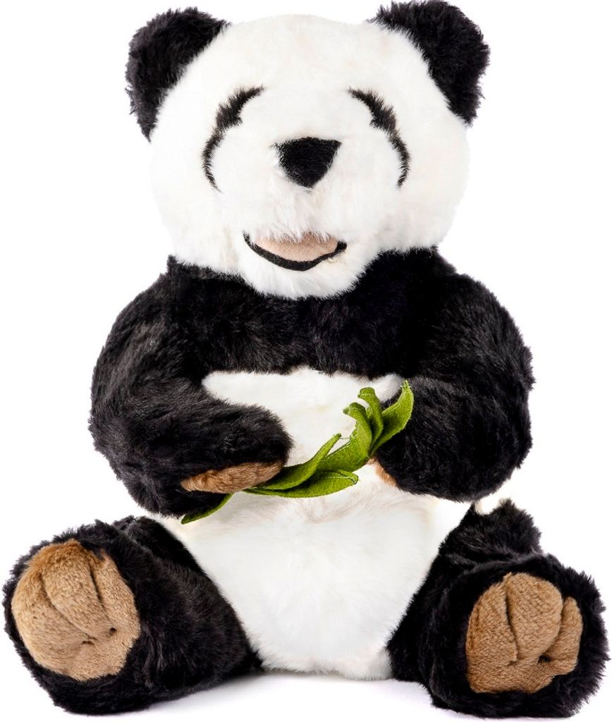 Gustaw Pandabär Lisbona Groß XXL (Schwarz und weiß , 30cm) - Plüschbär, Kuschelbär XXL Plüschtier, Plüschtier Kuscheltier Giant Teddy.