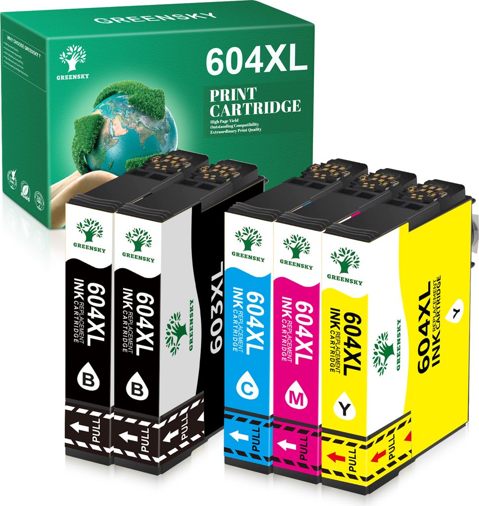 5x 604 Druckerpatronen für Epson 604XL XP 2200 2205 3200 Produktbild