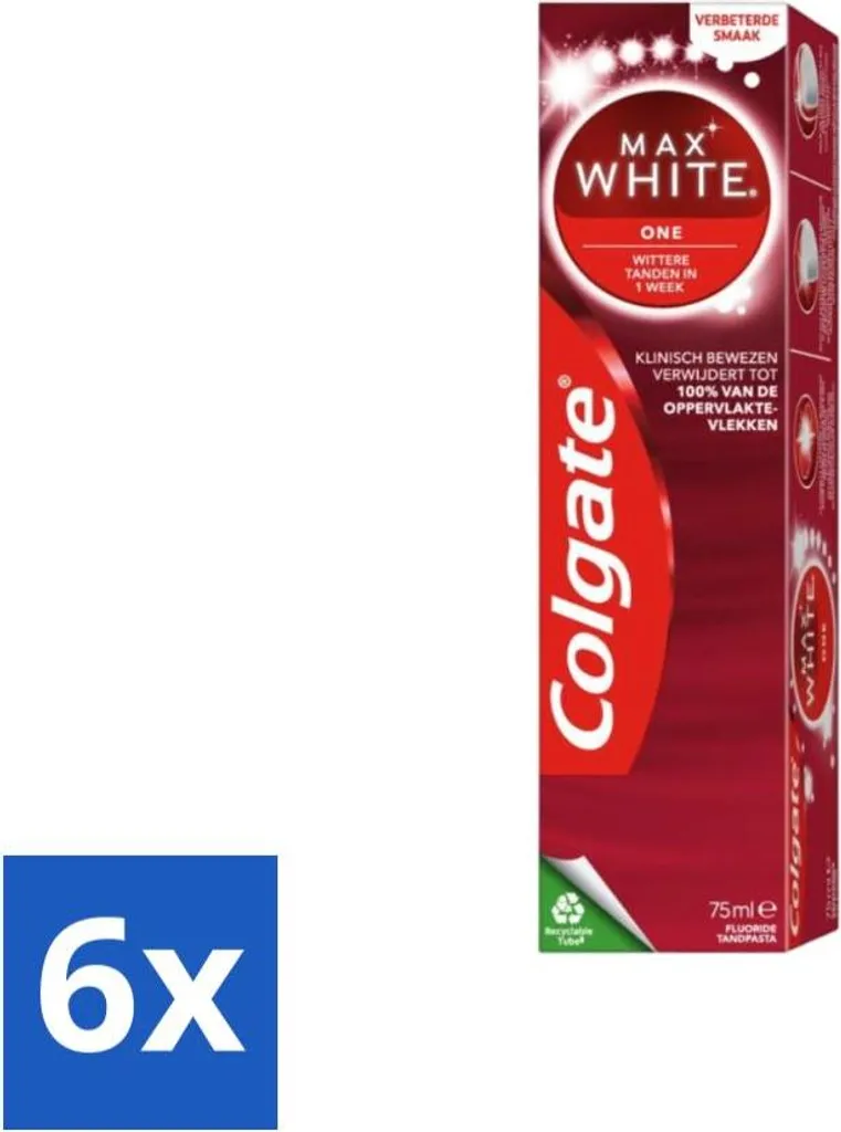 Colgate Max White One 75ml Pack 6 Pezzi | Prezzo Risparmio Ecommerce