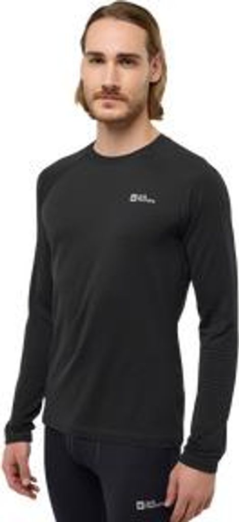 Jack Wolfskin Rundhals Langarmshirt für Herren