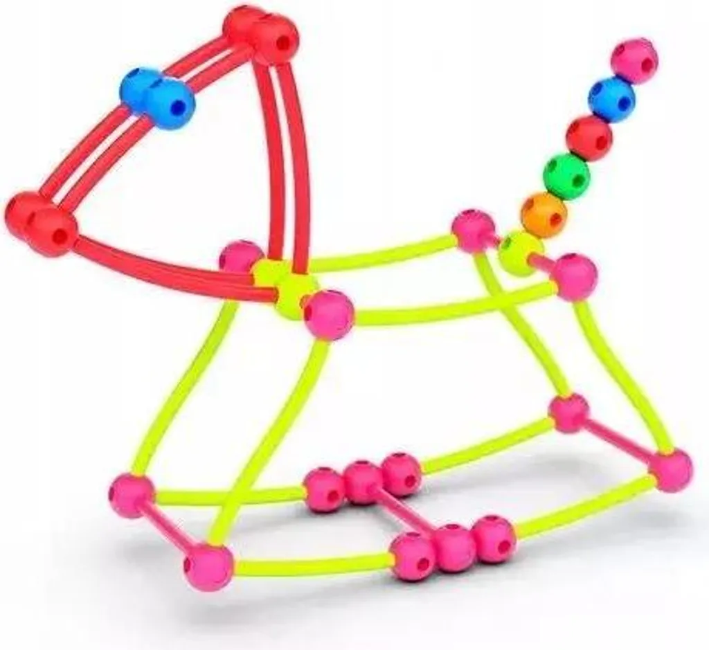 Bâtonnets de construction souples Meli Stik Neon 600 pour structures - 6