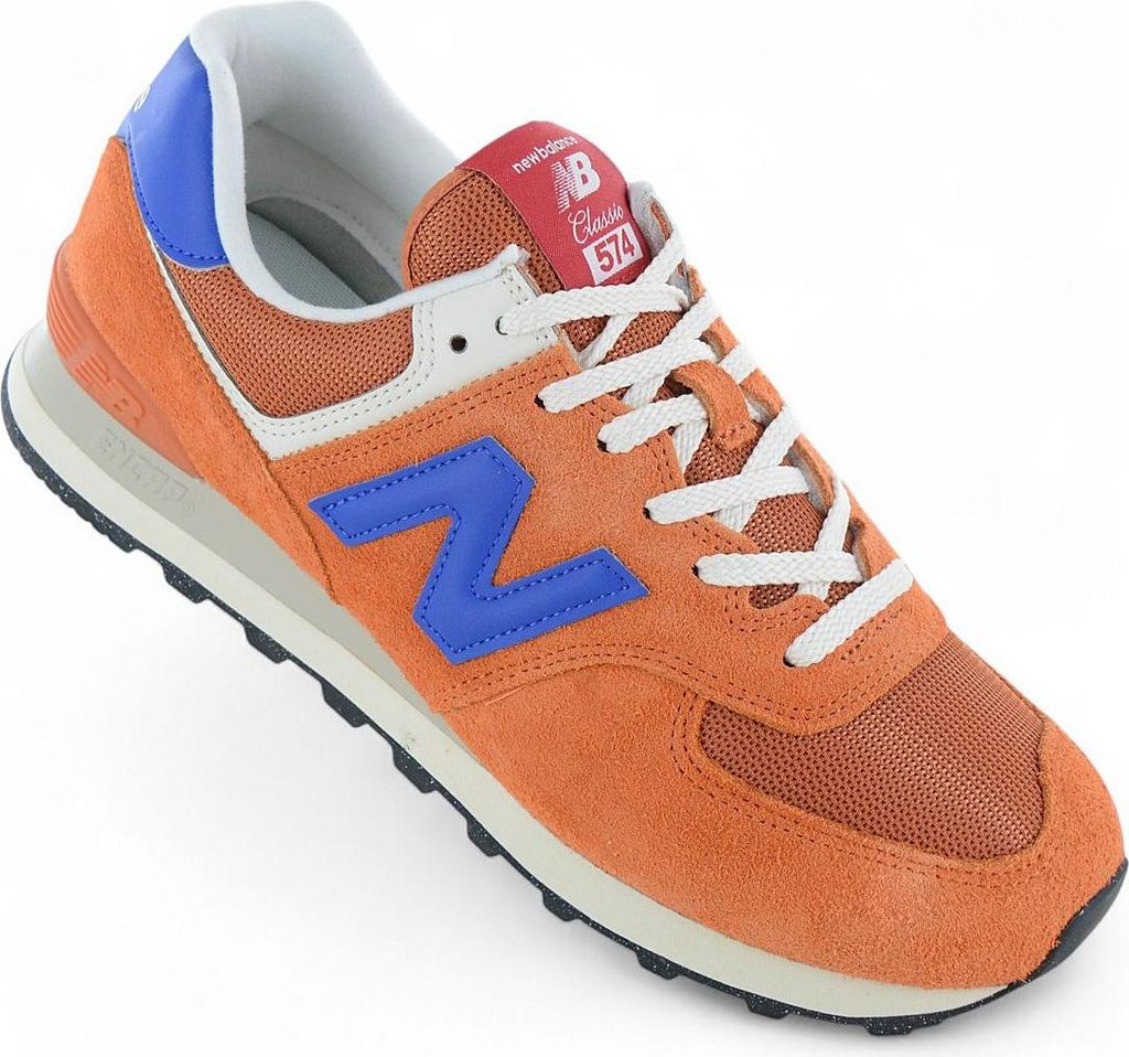 New Balance Classic 574 - Herren Sneakers Schuhe Orange U574BRD , EU 41.5 US 8
