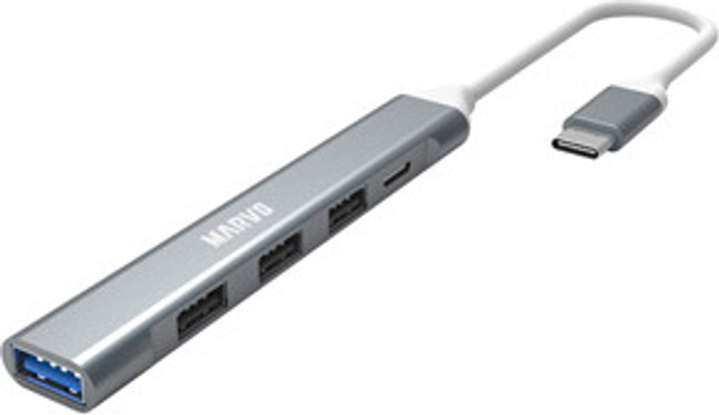 MARVO UH008 USB HUB (USB C to A 3x USB 2.0 1xUSB 3.0)
