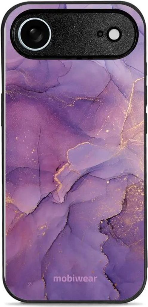 Handyhülle für iPhone Air, Mobiwear Glossy Case, Violett