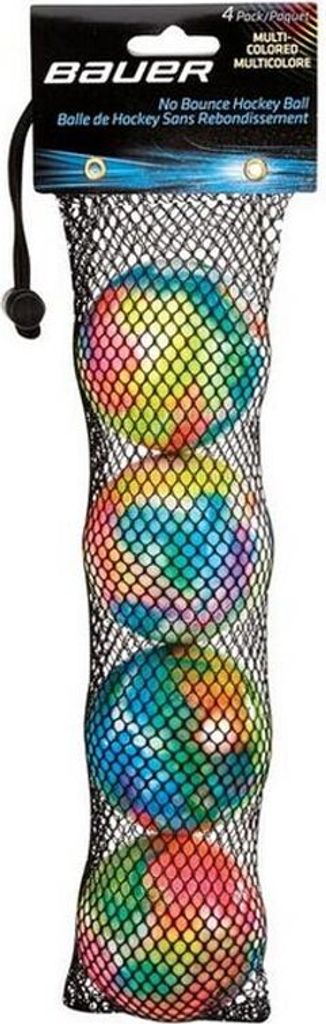 BAUER Hockey Ball Multicolored  4 Pack Produktbild 