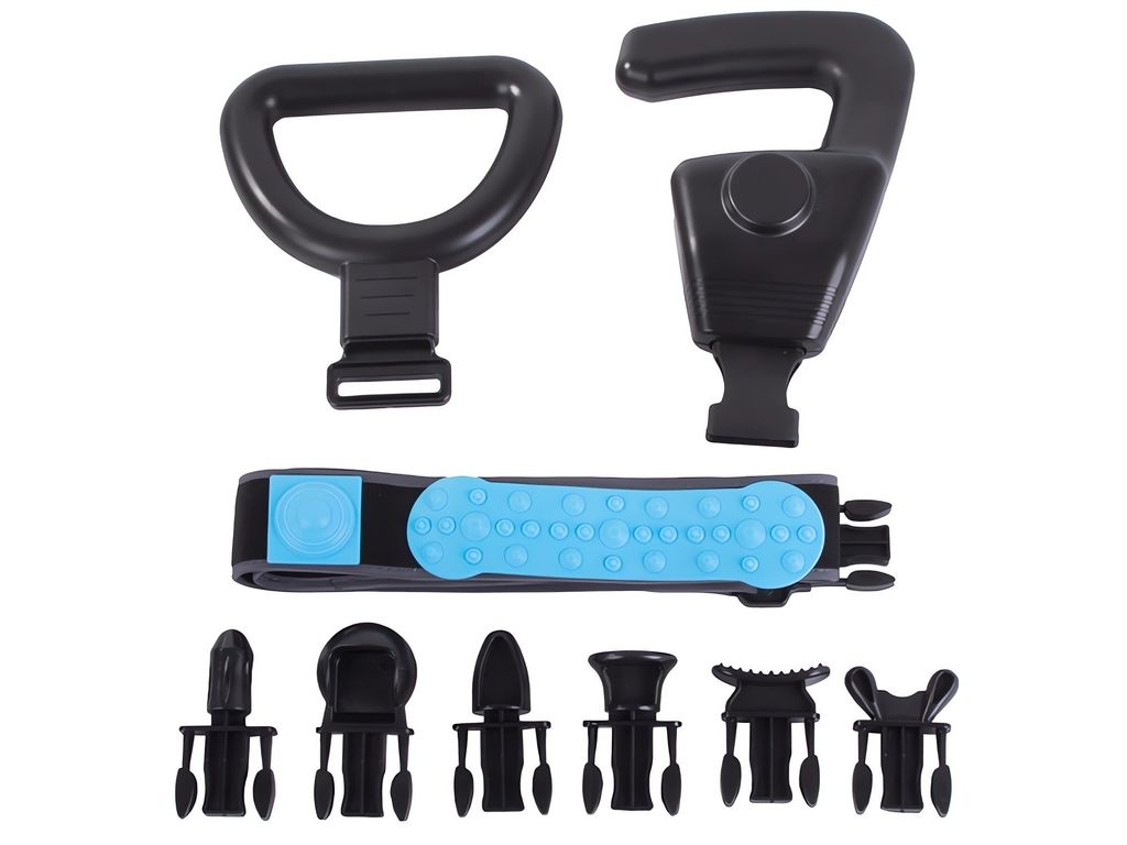 Verk 14452 Massagegürtel mit 6 austauschbaren Aufsätzen