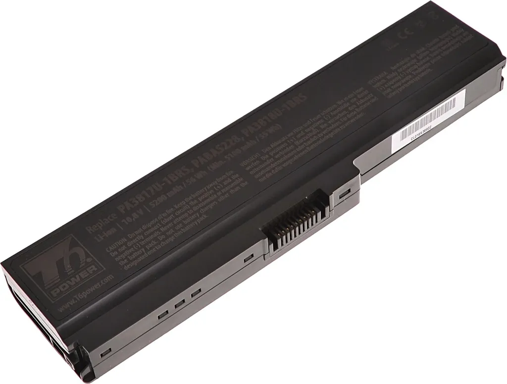 Batteria Notebook Toshiba L750 C660 L650 | T6 Power 10.8V 5200mAh 56Wh