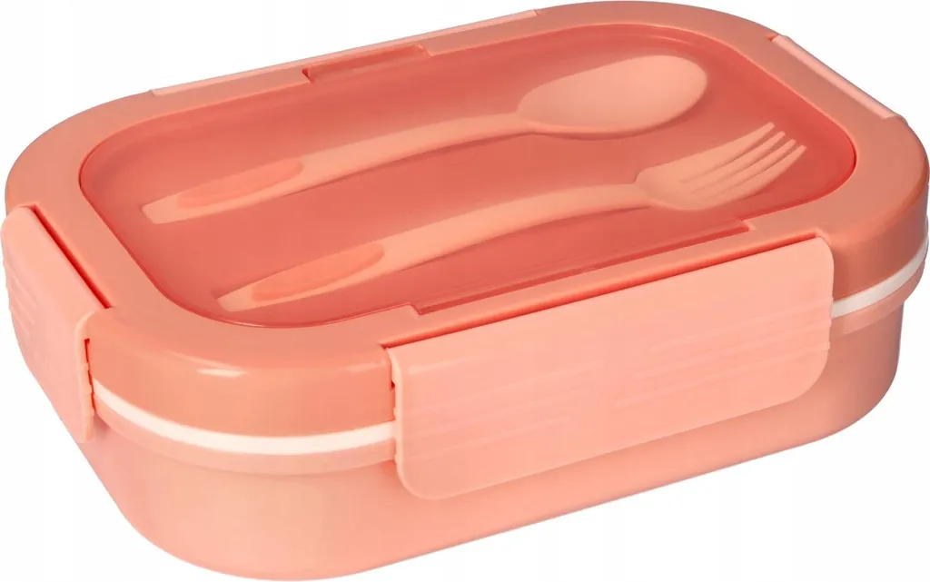 Bento Box Rosa 900ML + Posate: Il Tuo Pranzo Instagrammabile