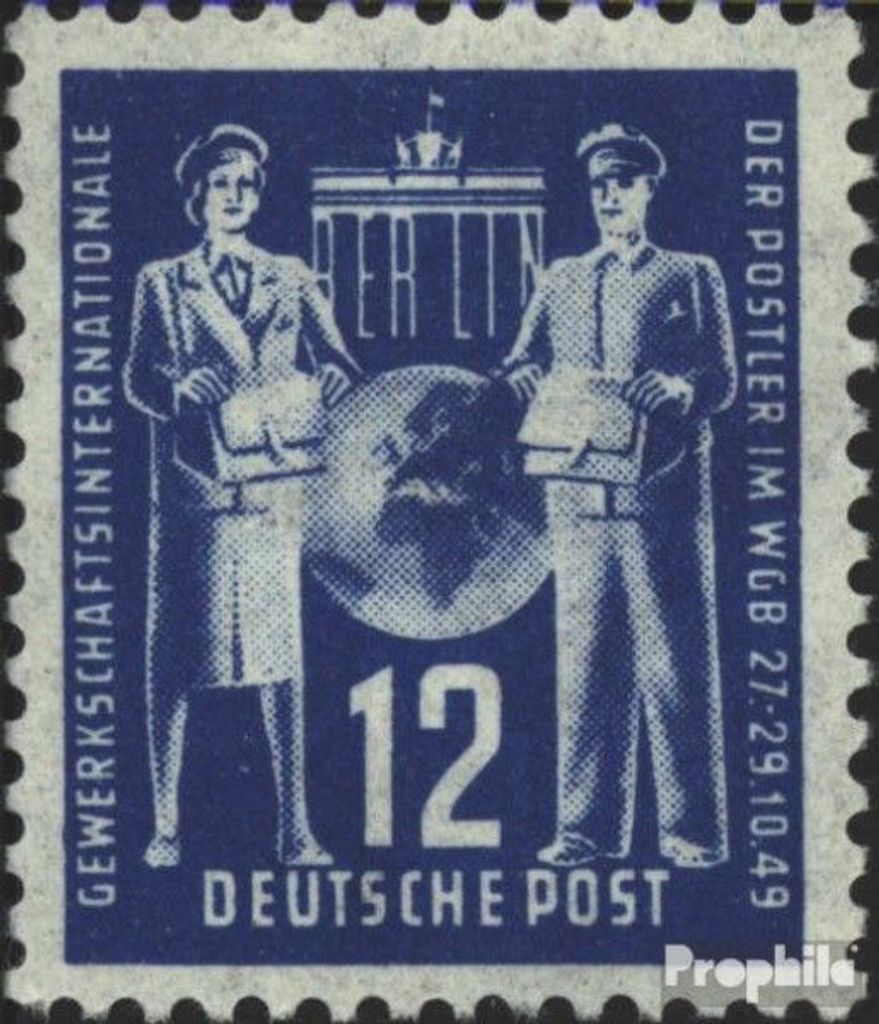 Briefmarken DDR 1949 Mi 243 gestempelt Gründungskonferenz Produktbild 