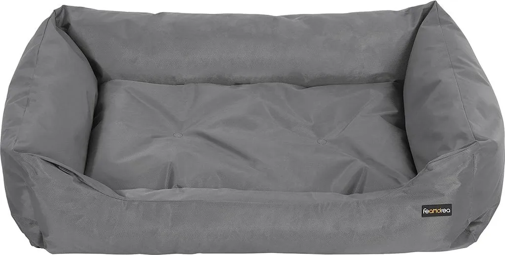 Lit pour grand chien confortable 100 x 70 cm avec protection de tête