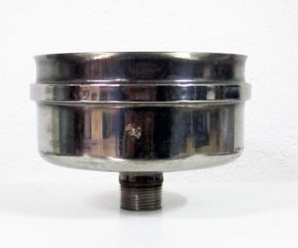 Kondenswasserablaufstopfen aus Edelstahl für Rauchrohr - Durchmesser 300 mm