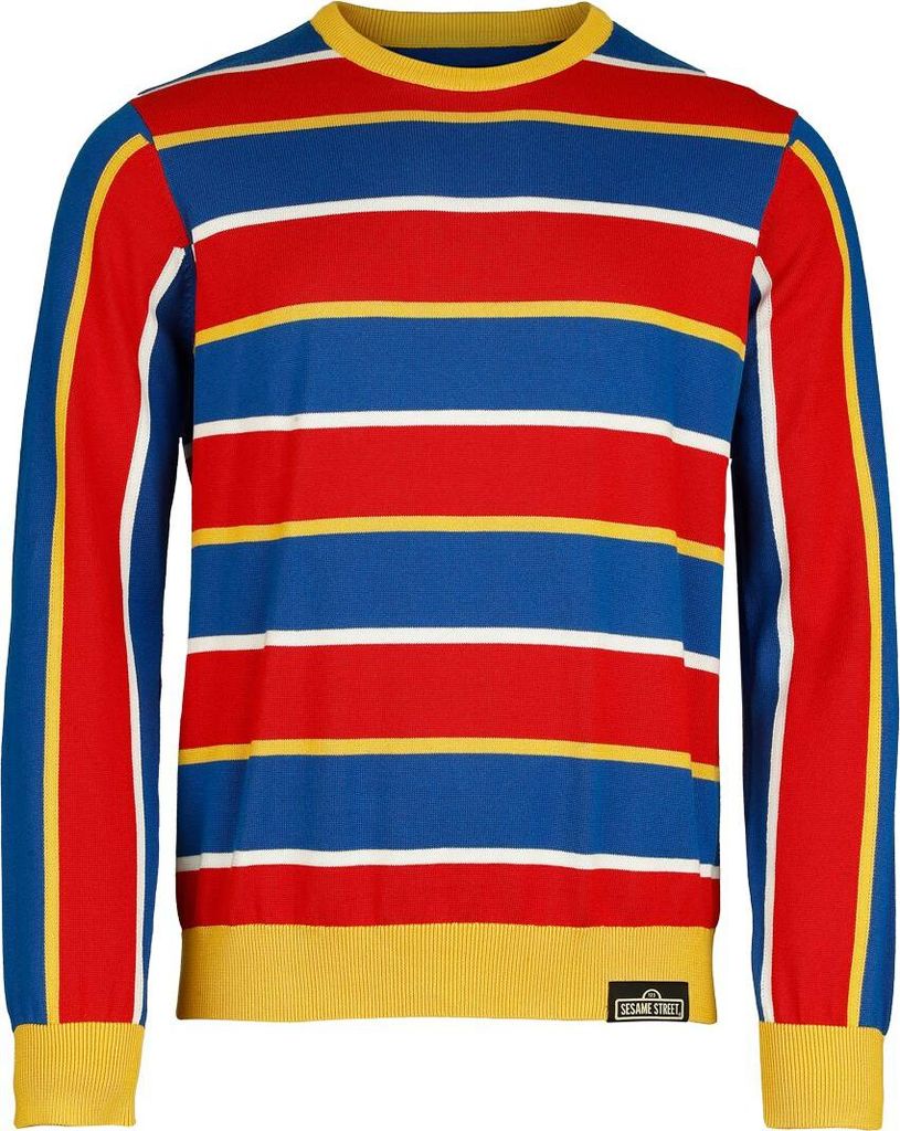 Sesame Street Strickpullover Herren Ernie multicolor XL Produktbild 