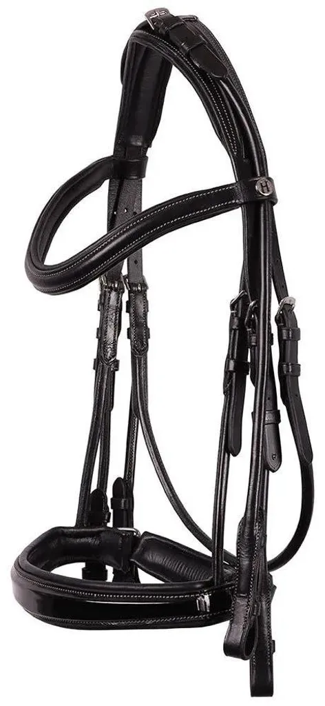 Bridon Double Harry's Horse Grand Prix Noir pour Concours de Dressage
