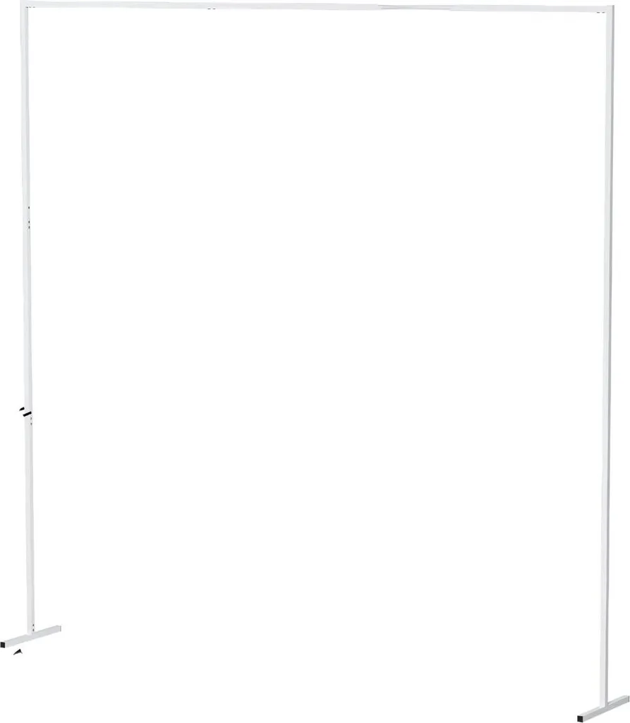 Support de décoration pour fête et mariage 3m arche métal blanche