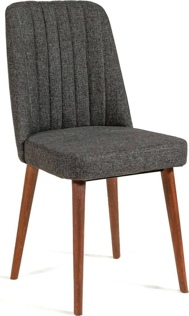 Dmora Stuhl Alzirr Braun, gepolstert, Tragkraft 90 kg