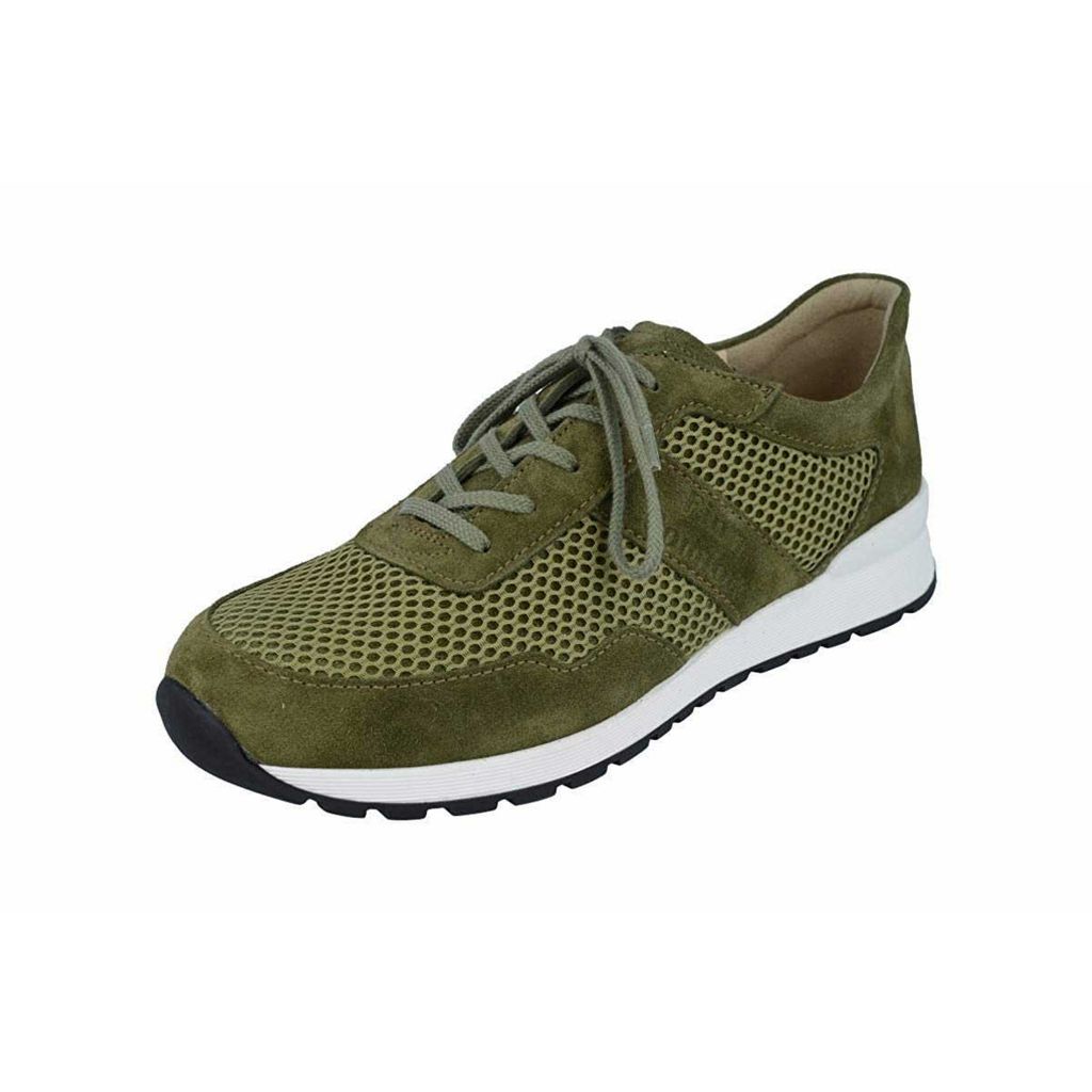Finn Comfort Komfort Schnürschuhe Prezzo Herren 383430333635 Oliv 43 1/2 EU