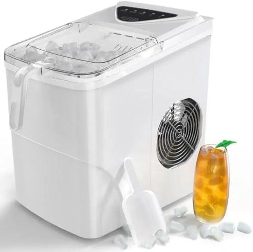 Petite machine à glaçons pour la maison, 12kg/j pour cocktails et fêtes