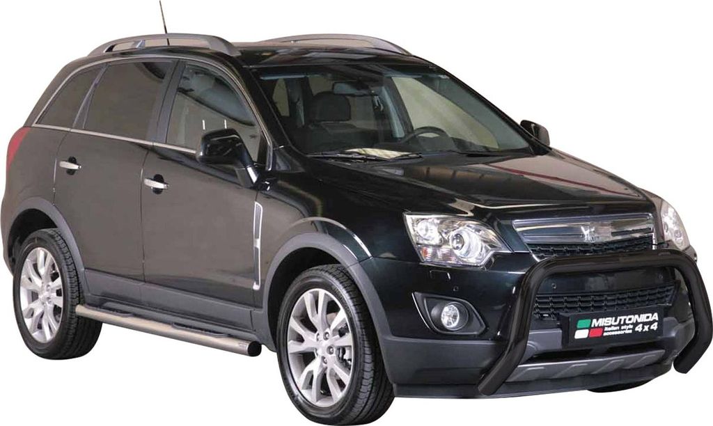 Frontbügel Frontschutzbügel für Opel Antara 2011-2015 ø76mm Stahl Schwarz Schutz