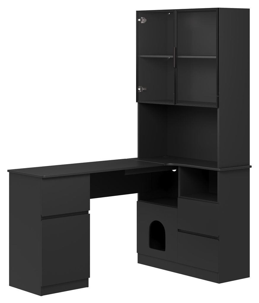 Flieks Eckschreibtisch mit Regal, Schreibtisch mit Produktbild 