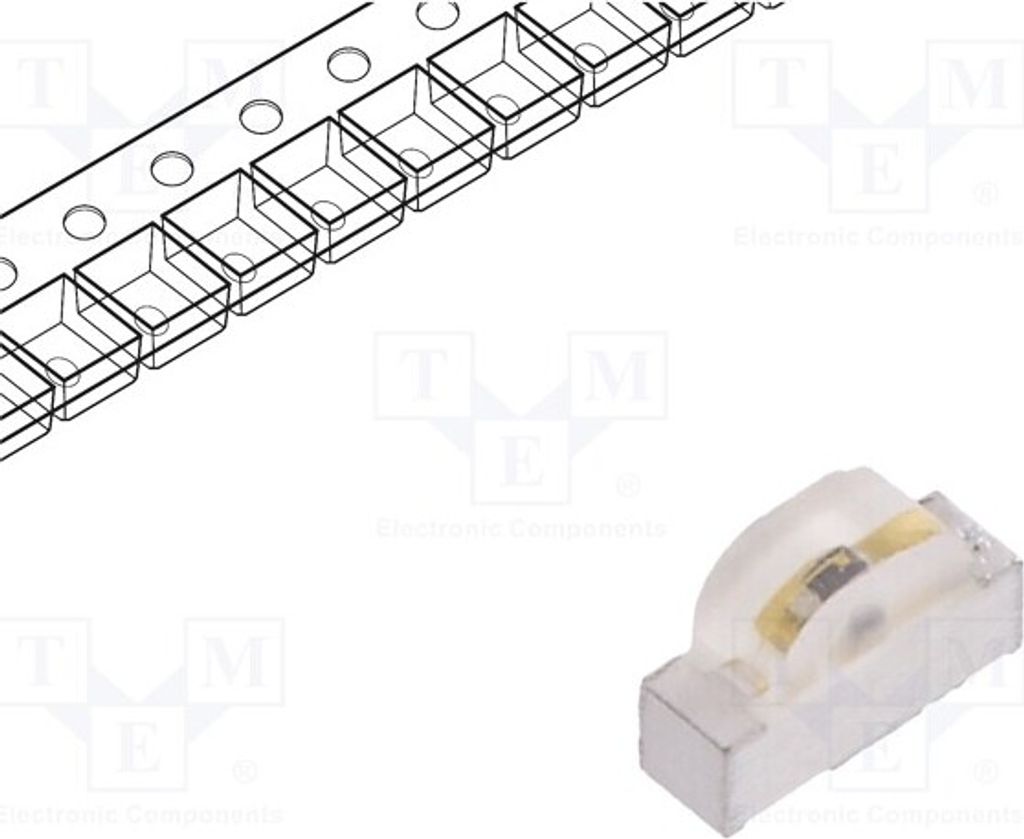 5x IR Sender SMD 940nm 160° transparent 1,2÷3mW Abm: 3x1x1mm KPA-3010F3C Infrarot