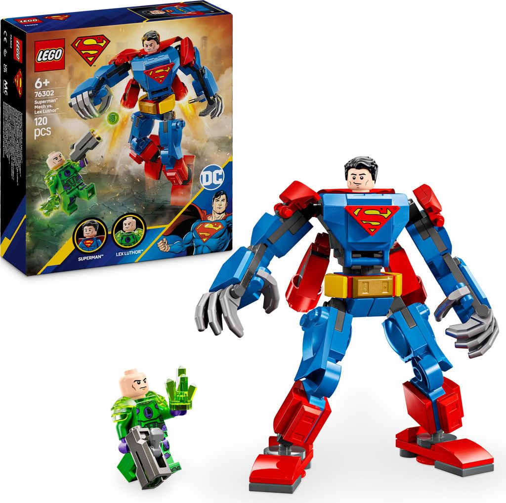 LEGO DC Superman Mech vs. Lex Luthor - Superhelden Produktbild 