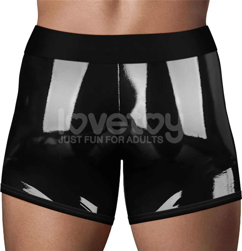 Harnais Strap-On Short Chic noir pour l'exploration en couple - 3