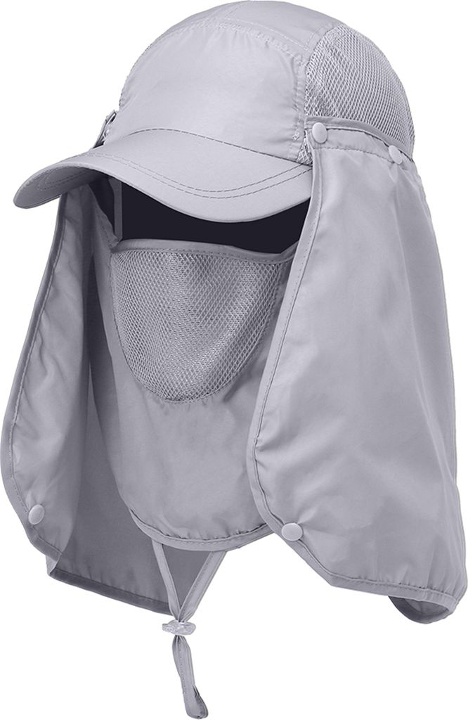 Outdoor Sport Wandern Visier Hut UV Schutz Gesicht Hals Produktbild 