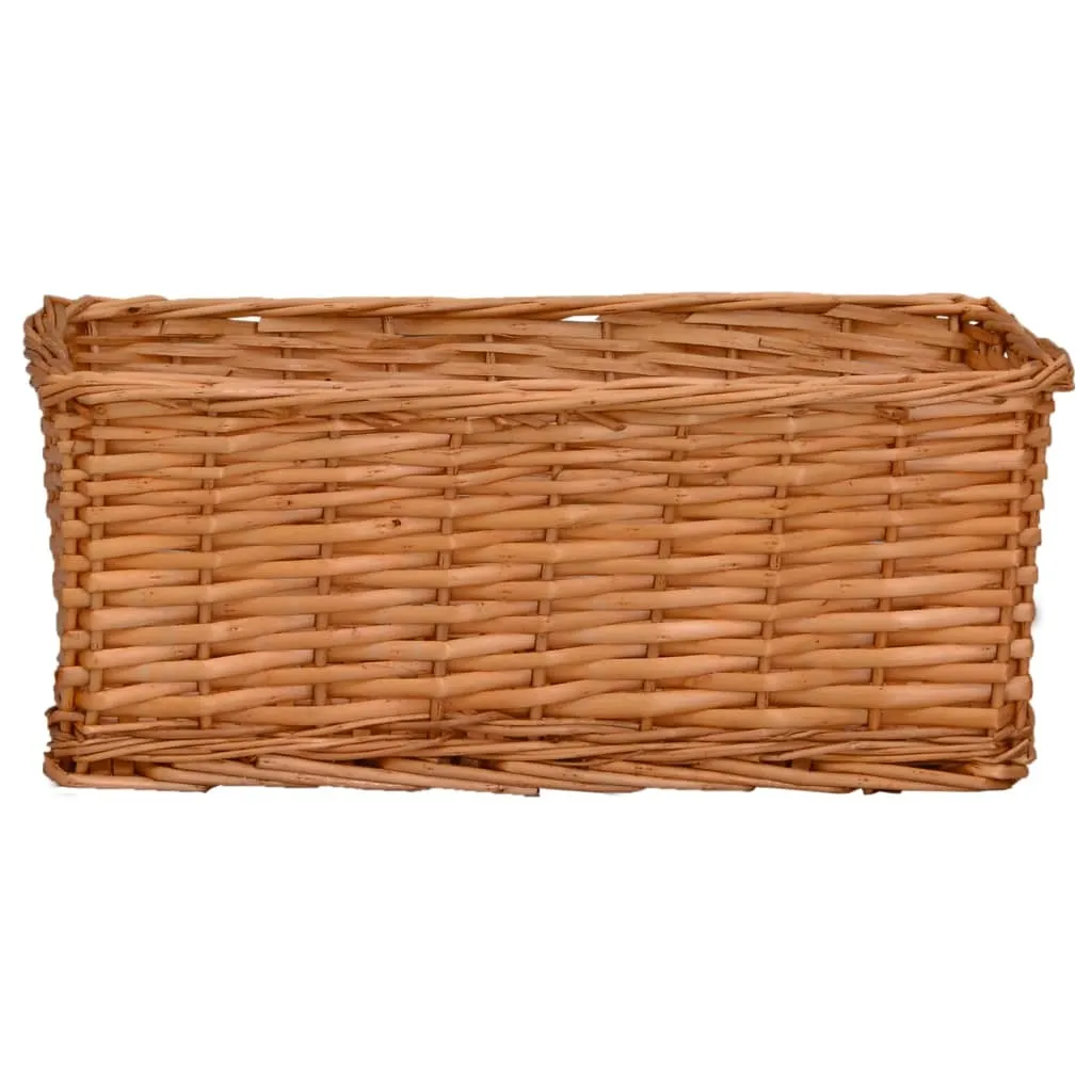 vidaXL Cestini in Vimini Marrone: 4 Pezzi per un Tocco Shabby Chic - 4