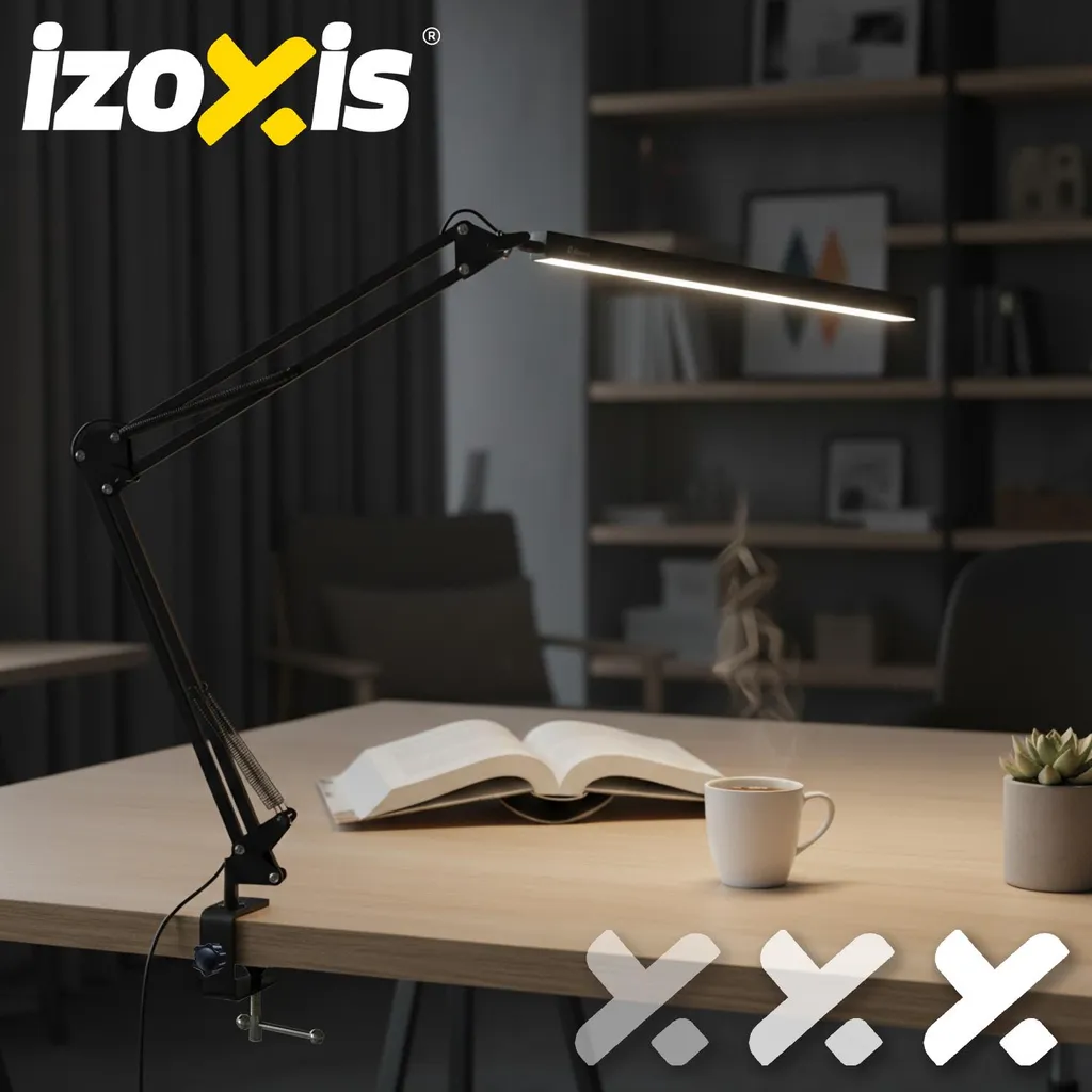 Lampada LED Izoxis 80 LED con Morsetto e Base: Illuminazione Professionale