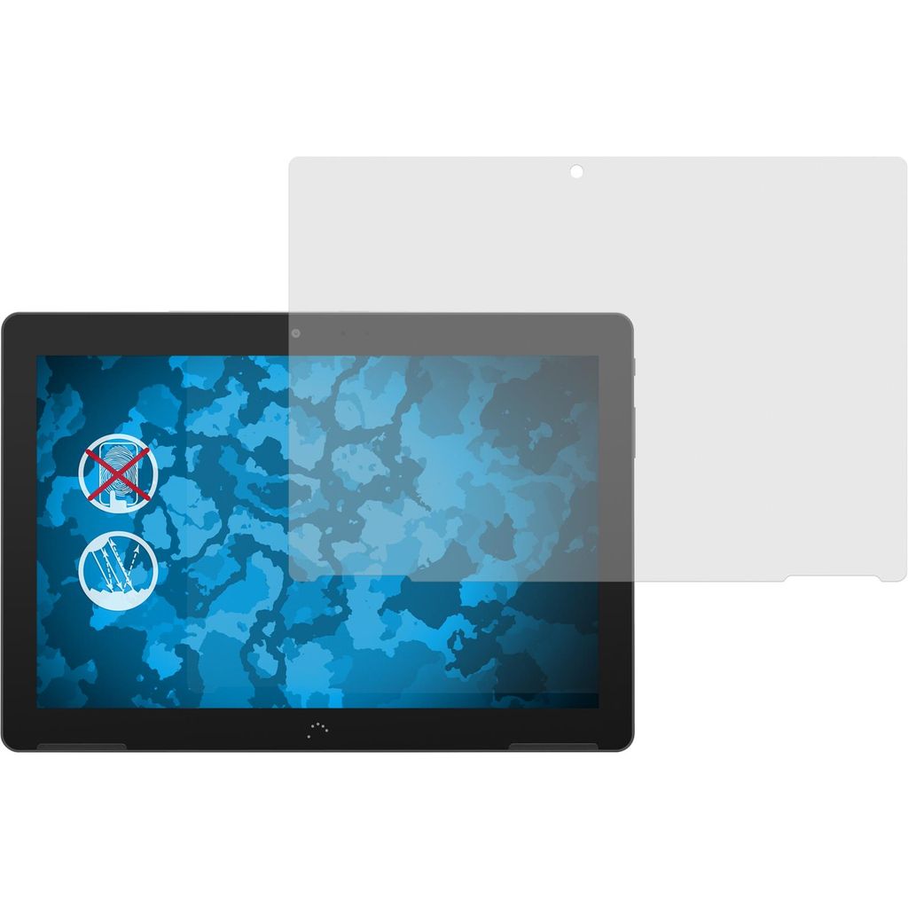 6er-Pack PhoneNatic Displayschutzfolien matt kompatibel mit BQ Aquaris M10
